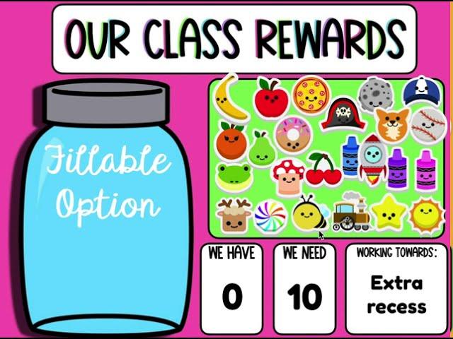 Digital Class Rewards with Mini Erasers!