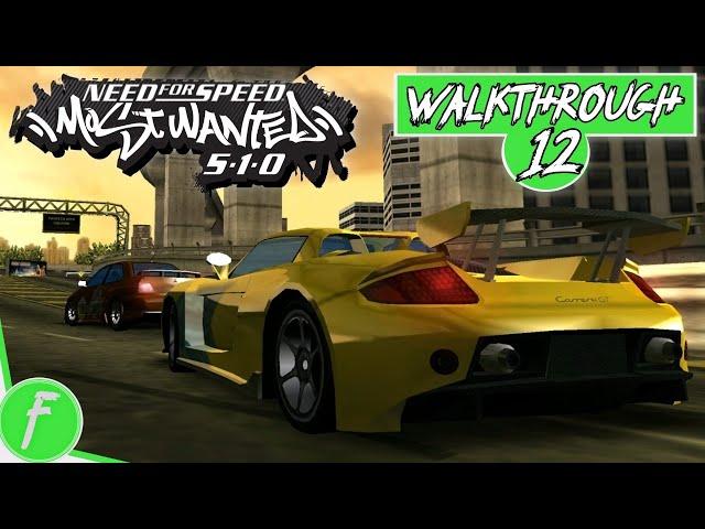 Need For Speed Most Wanted 5-1-0 FULL WALKTHROUGH Gameplay HD (PSP) | NO COMMENTARY | PART 12