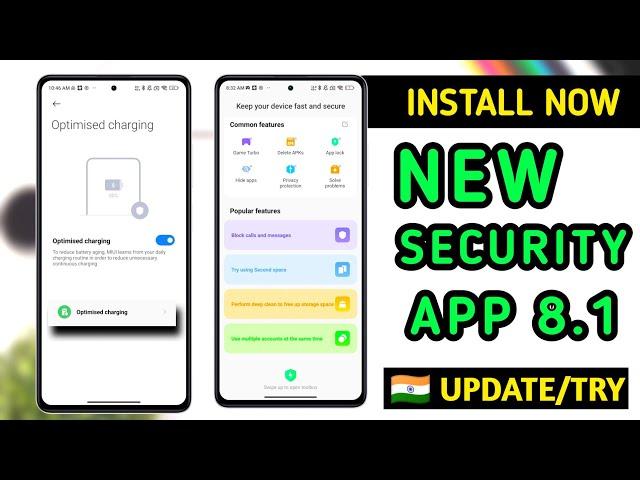 New Miui 14 Security App Update Version 8.1 - Update Now 