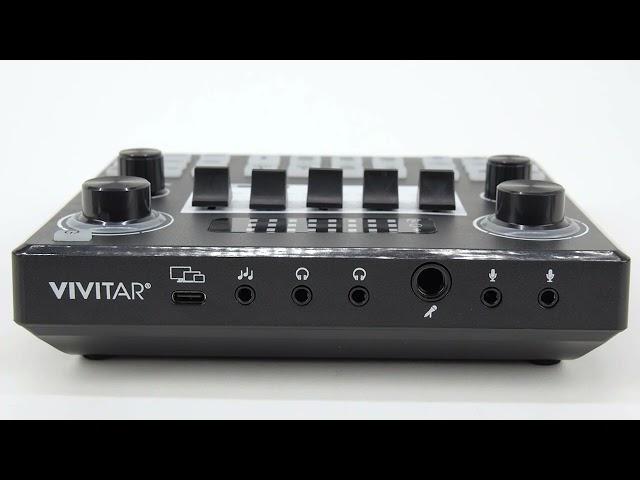 Vivitar Audio Mixer, Multiple Sound Pads & Effects for Vlogging, Setup, Tutorial and How to Use