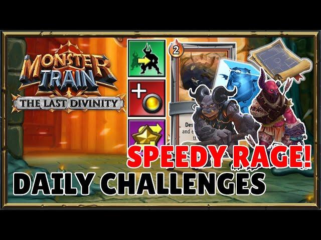 Daily Challenges: Rage Goes FAST! | Monster Train: The Last Divinity