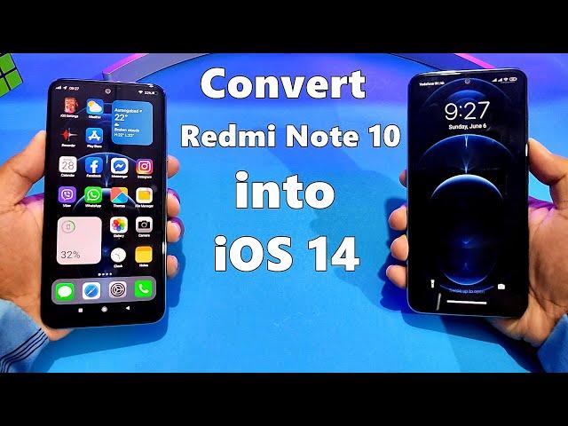 Convert Redmi Note 10 Into iOS 14 | Complete Ui Setup | Install iOS 14 in Redmi Note 10/Pro/Pro max