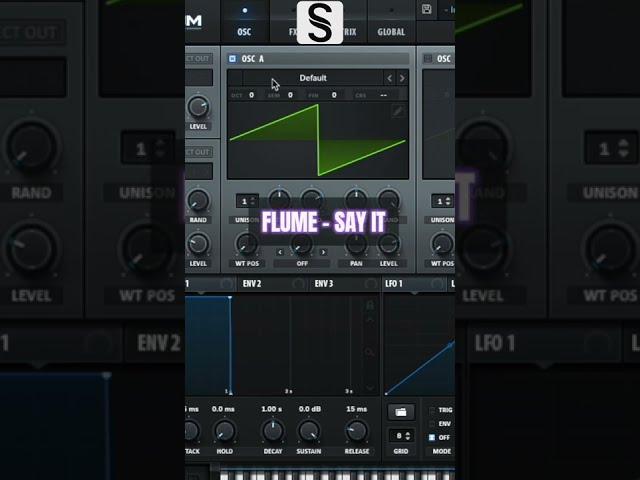 Lets Create:  Flume - Say It - Chords In Serum [Free Download]