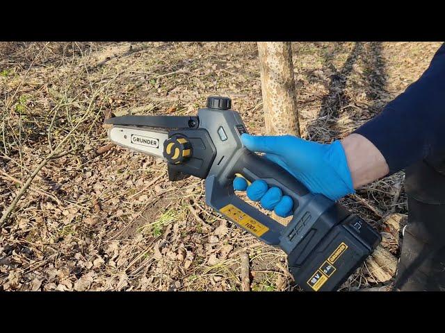 GRUNDER brushless chansaw GY2194 TEST