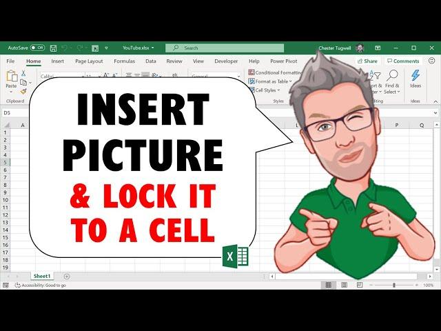 Insert an Image into an Excel Cell - Lock it to the Cell for Sorting and Filtering