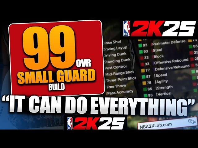 99 OVERALL GUARD BUILD " IT CAN DO EVERYTHING " | NBA 2K25 NEWS UPDATE