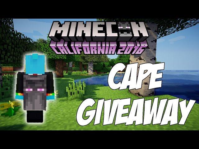 MINECON 2016 CAPE GIVEAWAY (CLOSED)