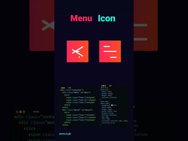 menu icons #coder #python #coderslife #javascript #programming #coderlife #codinglife #coading