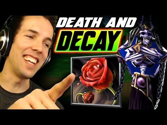 DEATH & DECAY Lich Level 6 rush - Wait until you see it - WC3 - Grubby