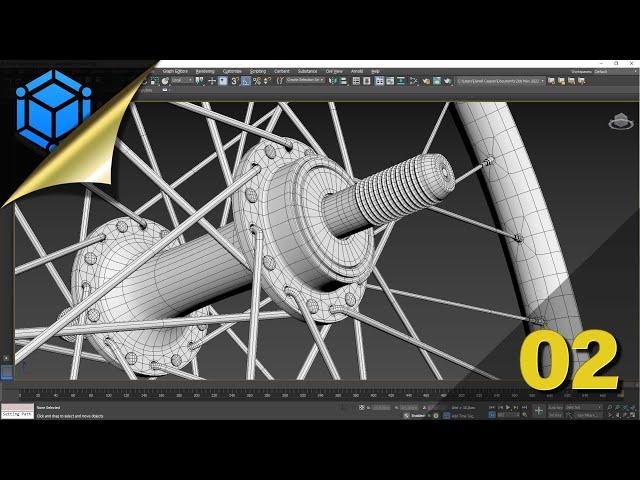 Como Modelar Roda de Bicicleta 3D no 3ds Max - Parte 02