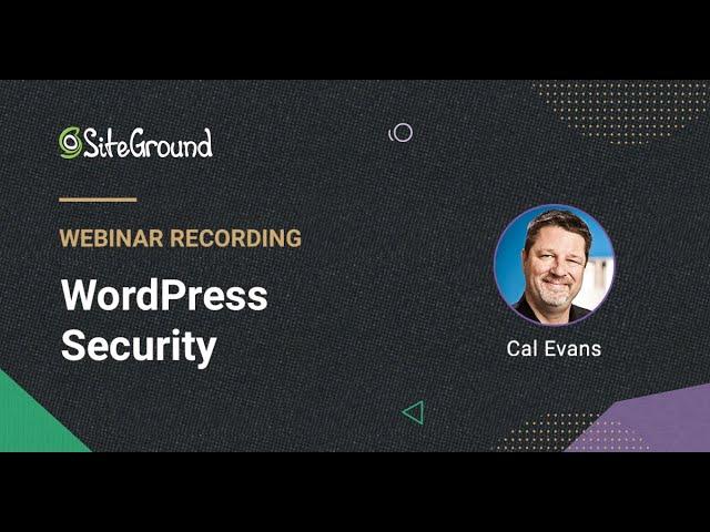 WordPress Security | Webinar