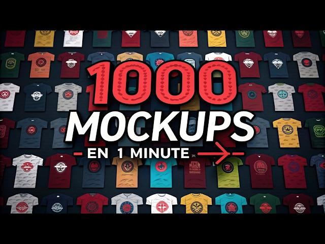 THE SECRET METHOD To Create 1000+ Mockups in 1 MINUTE! (Complete Tutorial)