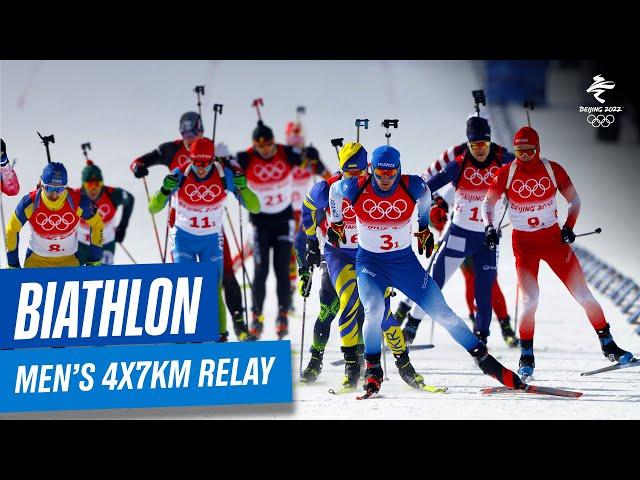 Biathlon - Men's 4x7.5km Relay | Full Replay | #Beijing2022