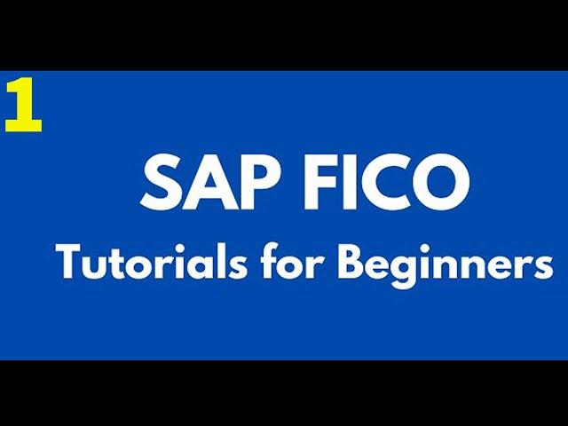 1- SAP FICO Free Course for Beginners: Introduction to SAP