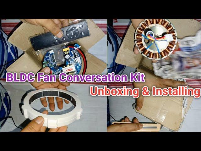 BLDC Fan Conversation Kit Unboxing and Installation | Ns Electric