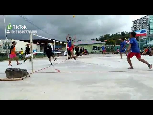 Pertandingan sepak takraw kg darau