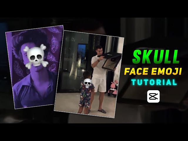 How To Make Skull Emoji Edit In Capcut | Viral Skull Emoji Trend Tutorial | New Trend Skull Face