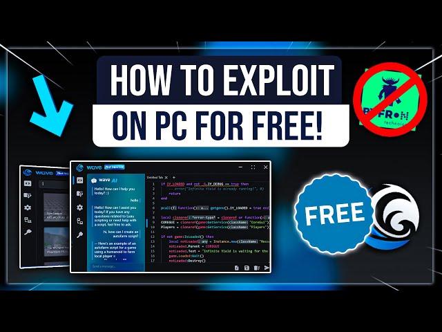 [FREE] How To Exploit On Roblox PC for FREE | Wave Roblox Executor/Exploit Windows | Undetected