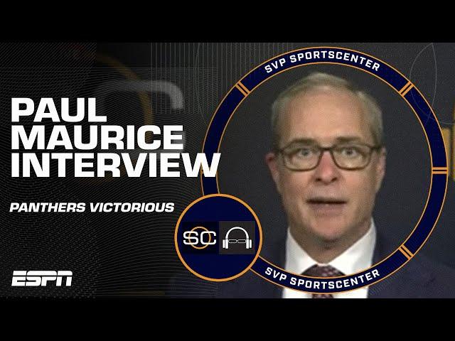 Paul Maurice at a loss for words after the Panthers' Stanley Cup victory  | SC with SVP
