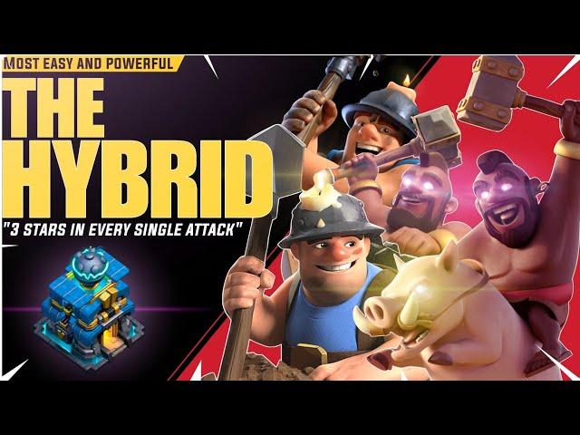 The ''Hybrid'' Most Powerful Attack Strategy for Th12 | Th12 Best Attack Strategy