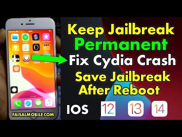 How To Permanent Jailbreak,Save Jailbreak After Reboot,Fix Cydia Crash After Reboot,Checkra1nUnc0ver