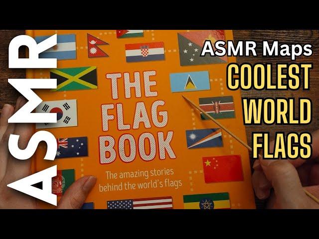 The coolest flags from every continent in the world  [ASMR Maps]