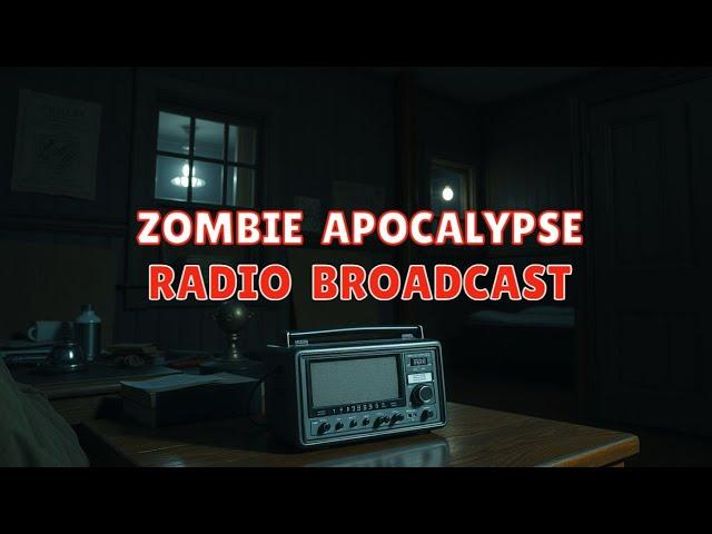 You're listening to the radio... during a zombie apocalypse