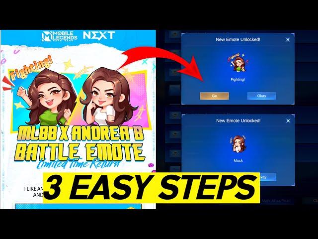 3 EASY STEP TO CLAIM ANDREAB BATTLE EMOTE FREE (100% WORKING METHOD)