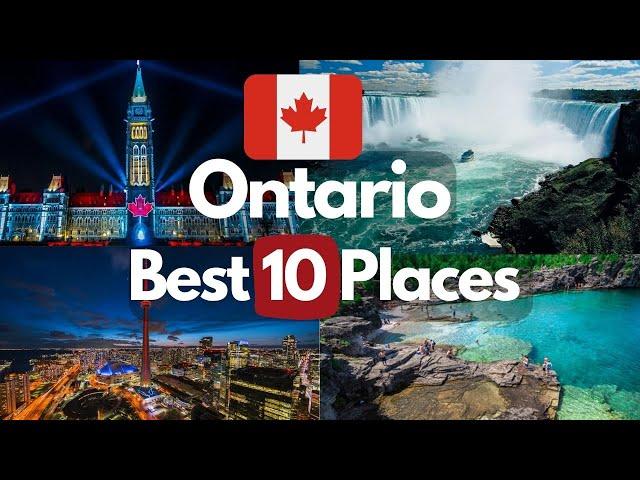 10 Best places to visit in Ontario | 4K Travel Video