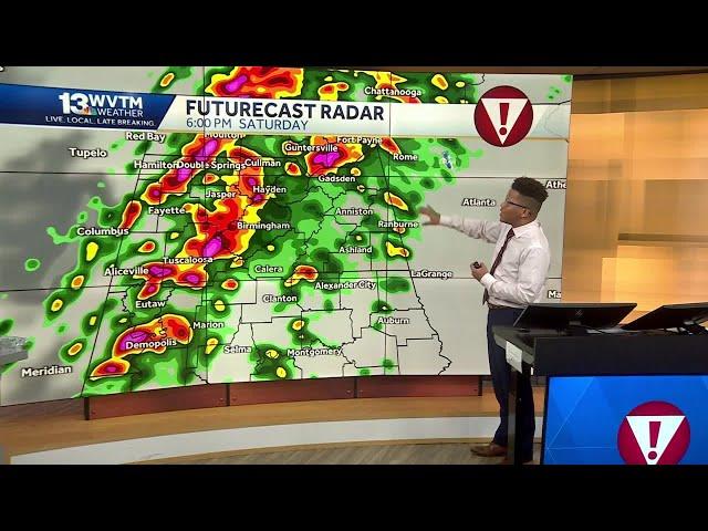 Alabama's Tornado Outbreak: Violent-long tracked tornadoes remain in the weather forecast, with d...