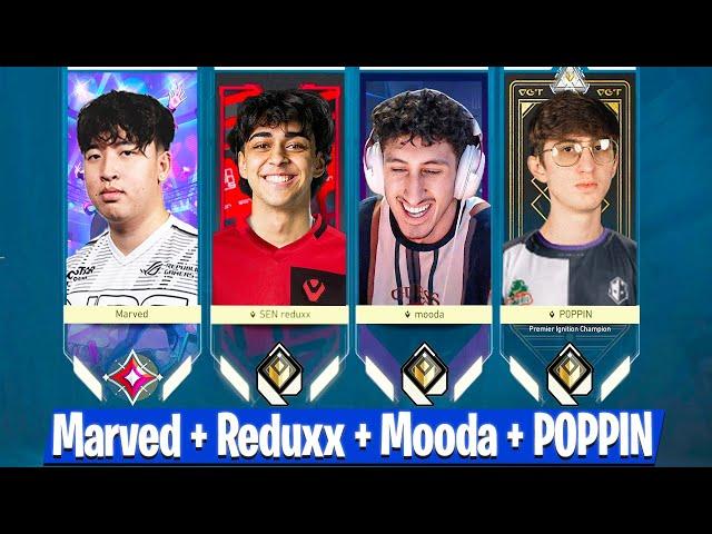 Can This 4 Stack with Mooda, SEN Reduxx, Marved & P0PPIN win a ranked game together?