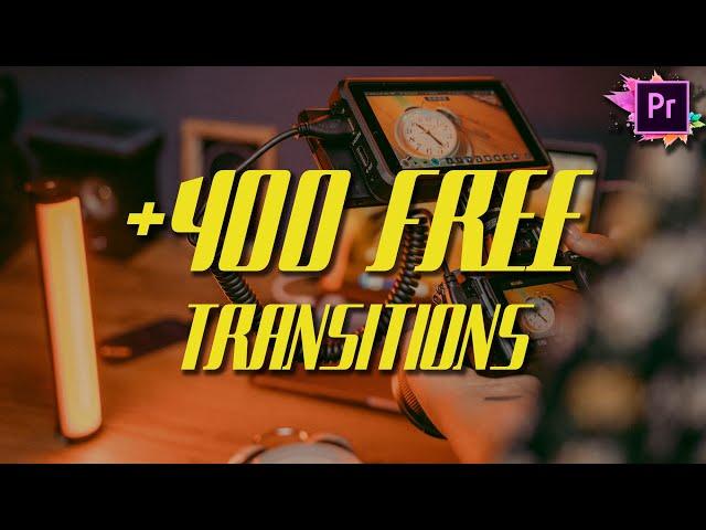 +400 TRANSICIONES GRATIS para tus VIDEOS | ADOBE PREMIERE PRO 