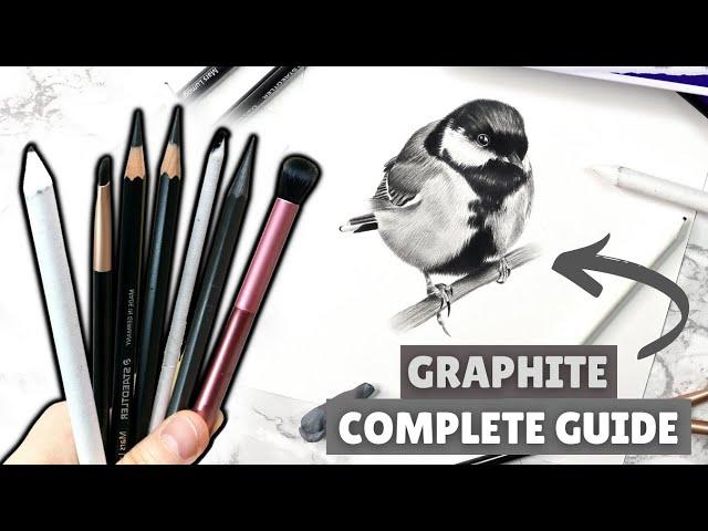 HOW to USE GRAPHITE PENCILS | COMPLETE GUIDE for BEGINNERS