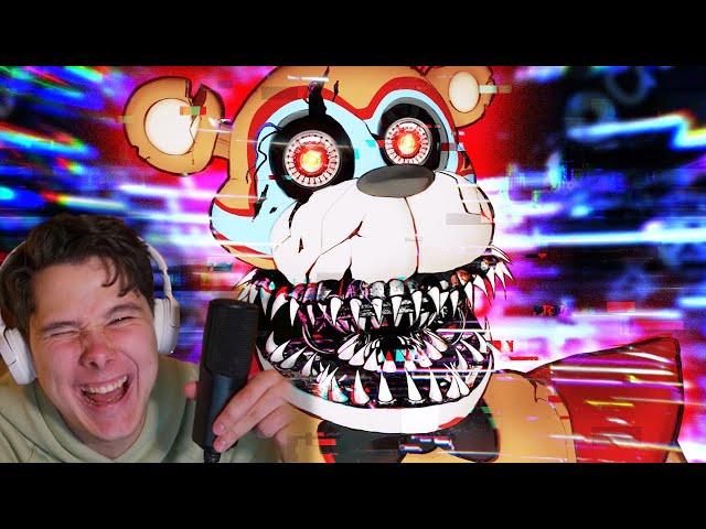 ▼НОВЫЙ FNAF 9 + МИШК ФРЕДЕ  - Реакция на Happy Wolf