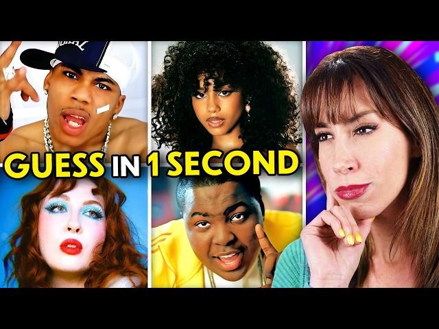 Guess The "Hot" Songs In One Second!