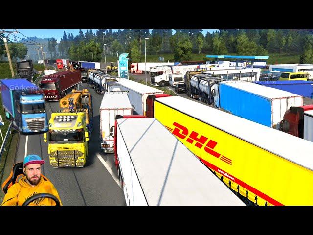 ROAD OF FOOLS and MAXIMUM ONLINE - ETS 2 ONLINE - EURO TRUCK SIMULATOR 2 + RUDDER