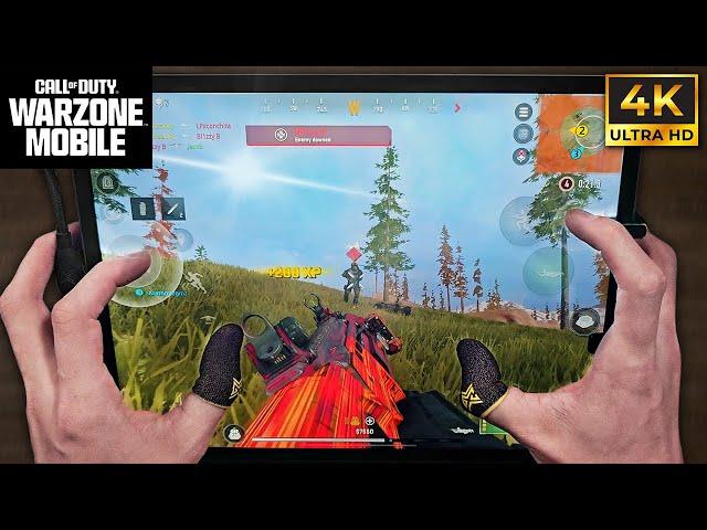 WARZONE MOBILE IPAD PRO M2 HANDCAM GAMEPLAY - GLOBAL LAUNCH