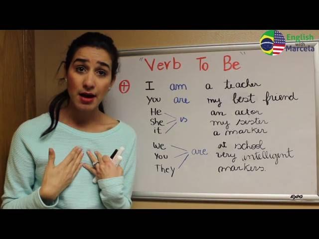 Aula de ingles - Verbo to be/ English with Marcela