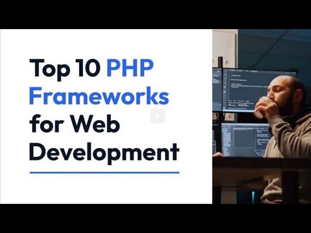 Top 10 PHP frameworks for web development