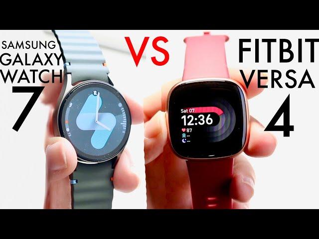 Fitbit Versa 4 Vs Samsung Galaxy Watch 7! (Comparison) (Review)