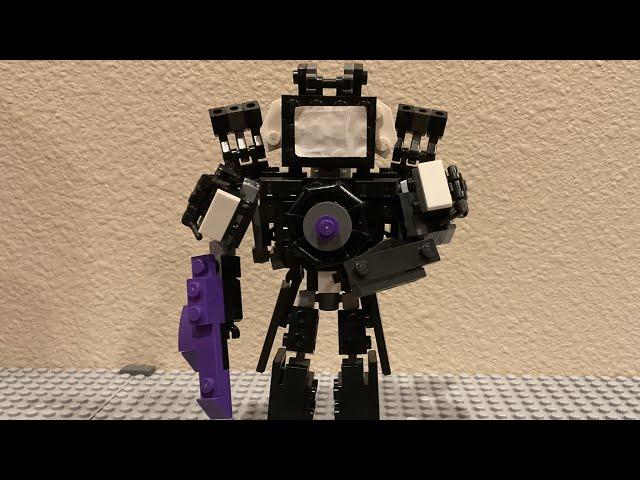 LEGO Skibidi Toilet Building Animation: UPGRADED Titan TV Man 3.0!!