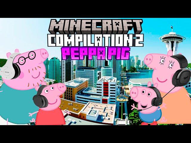 Peppa Pig Play Minecraft Compilation 2