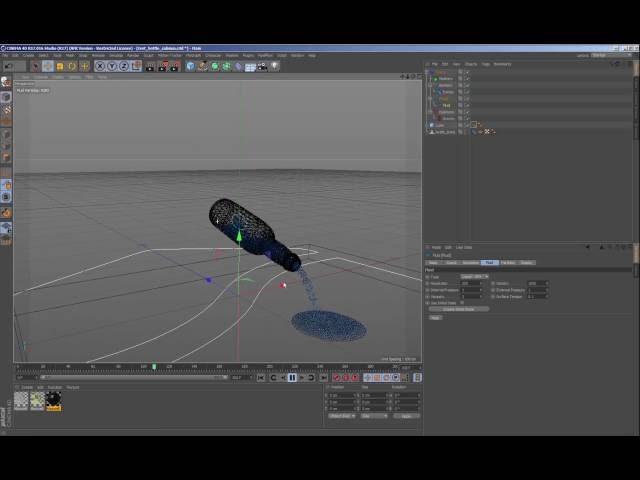 Tutorial - RealFlow | Cinema 4D Particle-Object Interaction: Fluid colliding