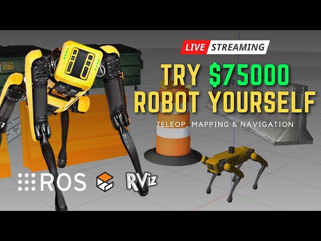 How to try $75000 Robot Dog without actually buying | @BostonDynamics Spot Mini Simulation Package