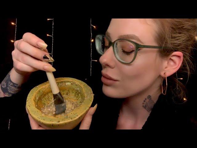 ASMR Banana Oat, Honeycomb FACE MASK ~ Hand Prepped SPA