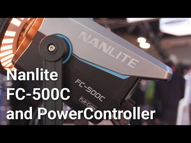 New Nanlite FC-500C and Powercontroller | IBC2024