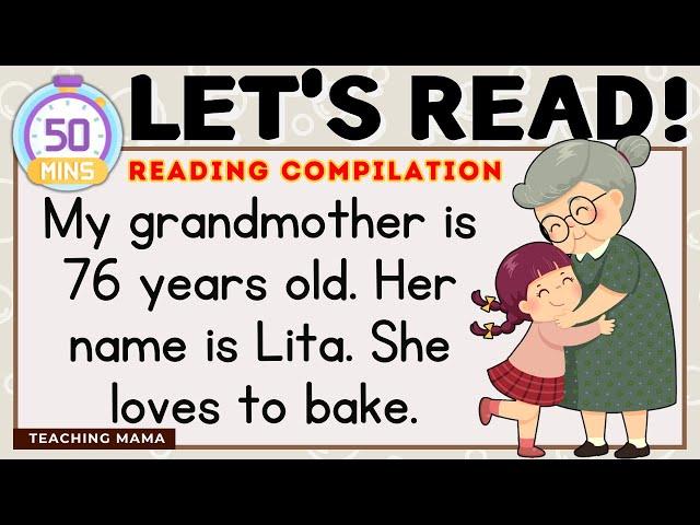 LET'S READ! | READING COMPILATION | PRACTICE READING ENGLISH | 50 MINS | TEACHING MAMA