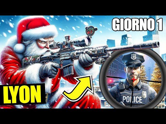 24 ORE come BABBO NATALE ASSASSINO su GTA5!!