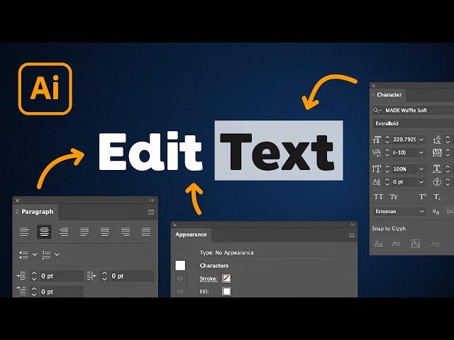 How to Edit Text in Illustrator