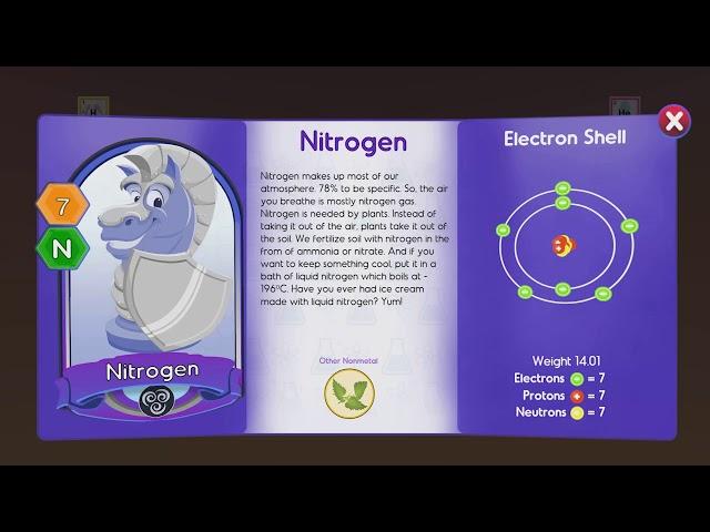 memoryAlice Elements : 7 Nitrogen